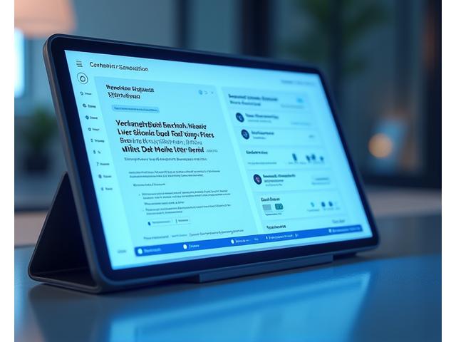 Interaktiver Demonstrator für KI-Content-Generierung, der einen Blogbeitrag und Social-Media-Updates in Echtzeit erstellt