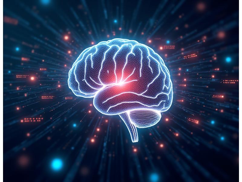 KI-Tools arbeiten an einer optimierten digitalen Landschaft mit interaktiven Datenvisualisierungen