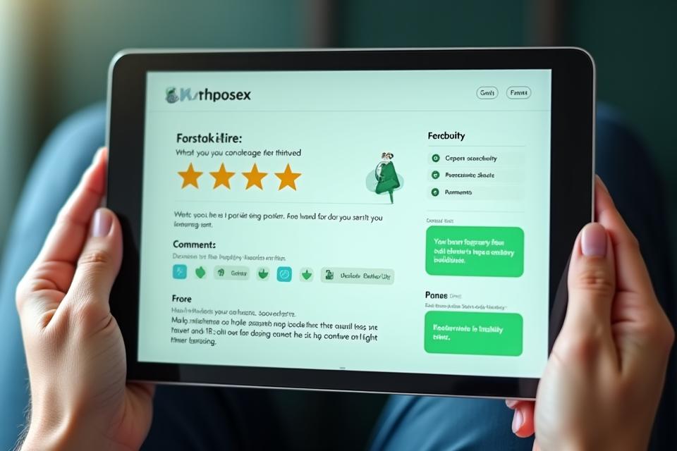 Oberfläche für sofortiges Feedback, die Community-Antworten und Content-Verbesserungsvorschläge in Echtzeit visualisiert.