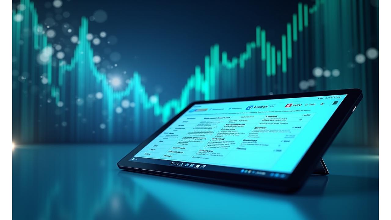 Bild eines Live-Newsletter-Editors, der KI-gesteuerte Inhaltvorschläge und Optimierungsfunktionen anzeigt. Ein stilisiertes Dashboard zeigt steigende Engagement-Metriken und eine Kurve für das Abonnentenwachstum.